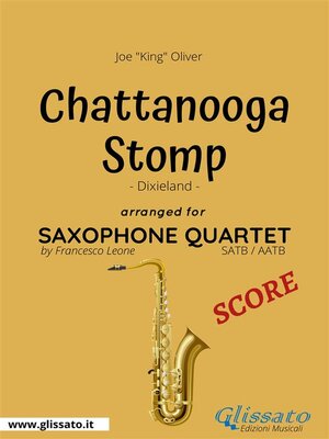 cover image of Chattanooga Stomp--Sax Quartet SCORE